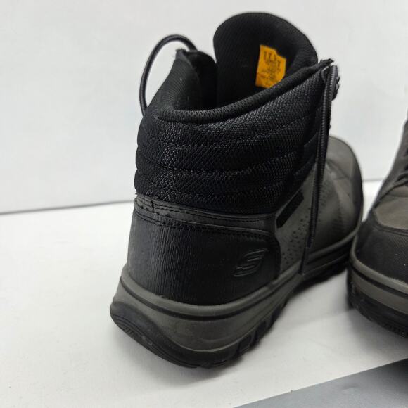 Skechers  COMP TOE DASSAH MID WATERPROOF BLACK - MENS main image 8